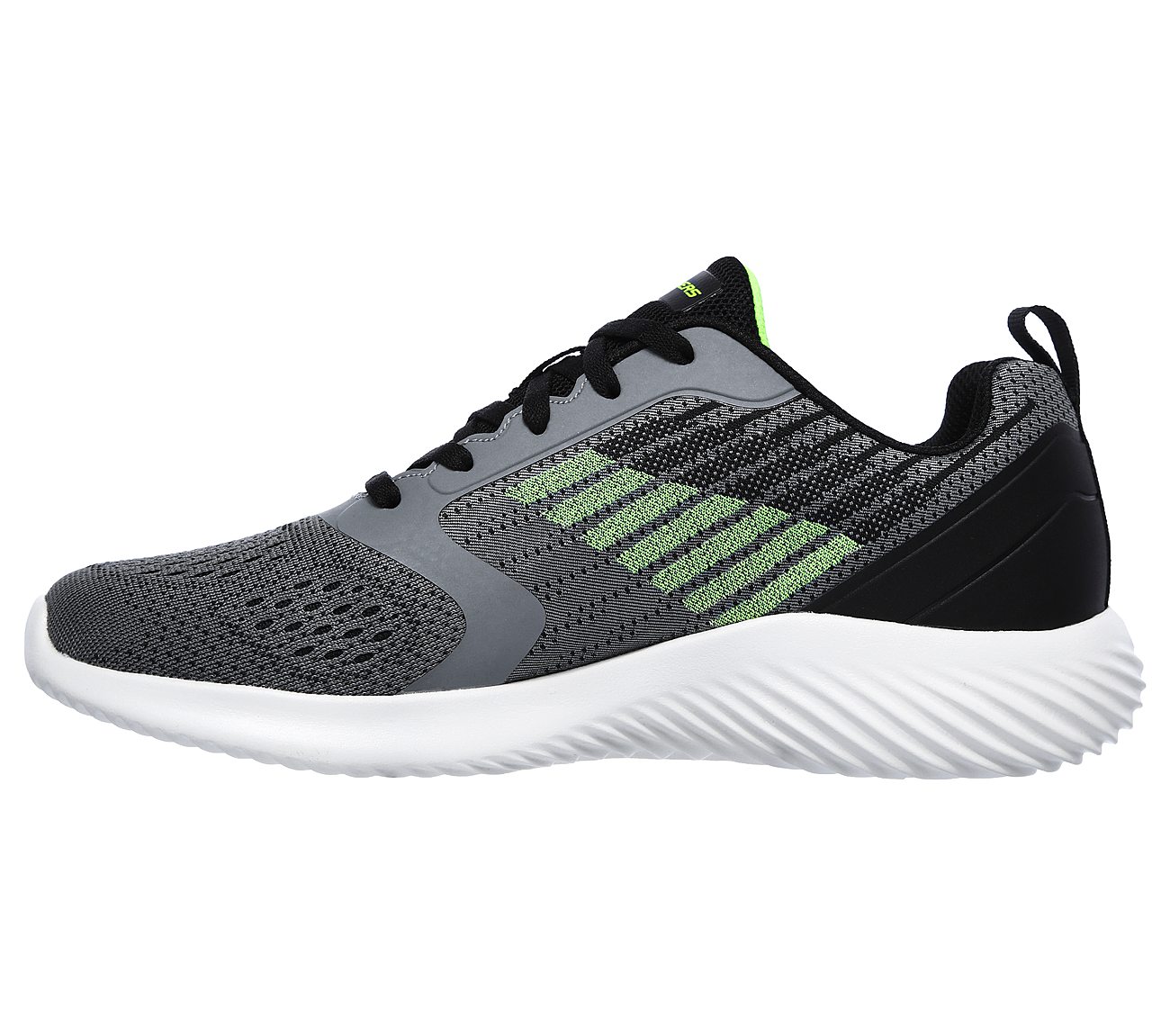 Skechers Mens Bounder Verkona Grey Trainers 232004