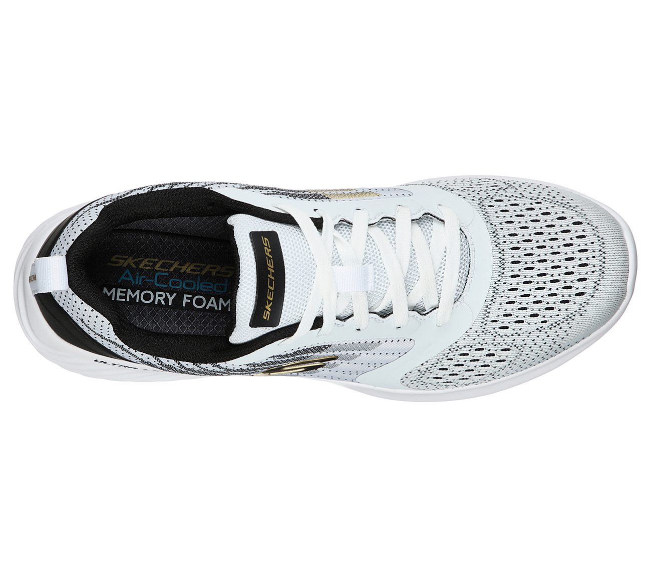 Skechers Mens Bounder Verkona White Trainers 232004
