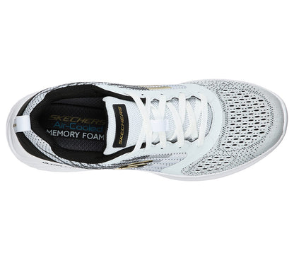 Skechers Mens Bounder Verkona White Trainers 232004