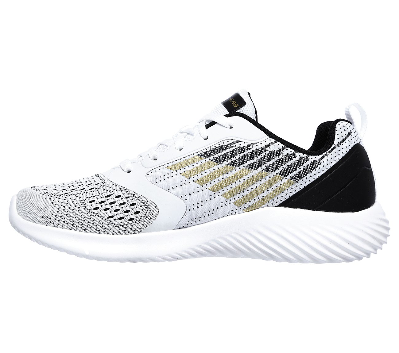 Skechers Mens Bounder Verkona White Trainers 232004