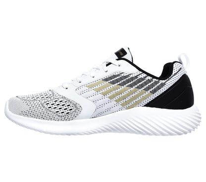 Skechers Mens Bounder Verkona White Trainers 232004