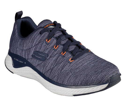 Skechers Mens Solar Fuse Motion Sensor Navy Blue Trainers 232049