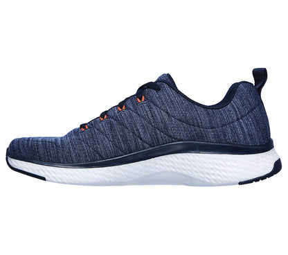 Skechers Mens Solar Fuse Motion Sensor Navy Blue Trainers 232049