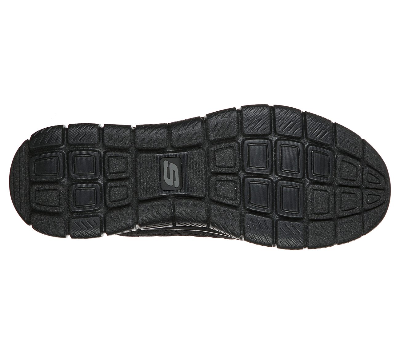 Skechers Mens Track Moulton Black Trainers 232081