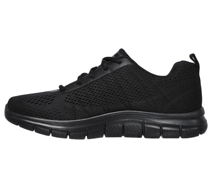 Skechers Mens Track Moulton Black Trainers 232081