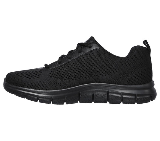 Skechers Mens Track Moulton Black Trainers 232081