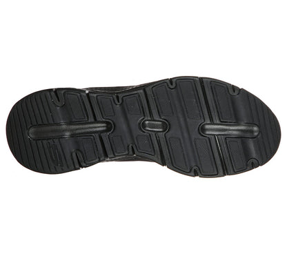 Skechers Mens Arch Fit Servitica Black Trainers 232101