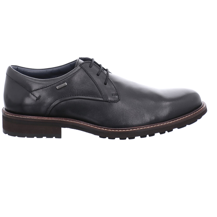 Josef Seibel Mens Jasper 54 Black Waterproof Shoes 24754 Te786 100