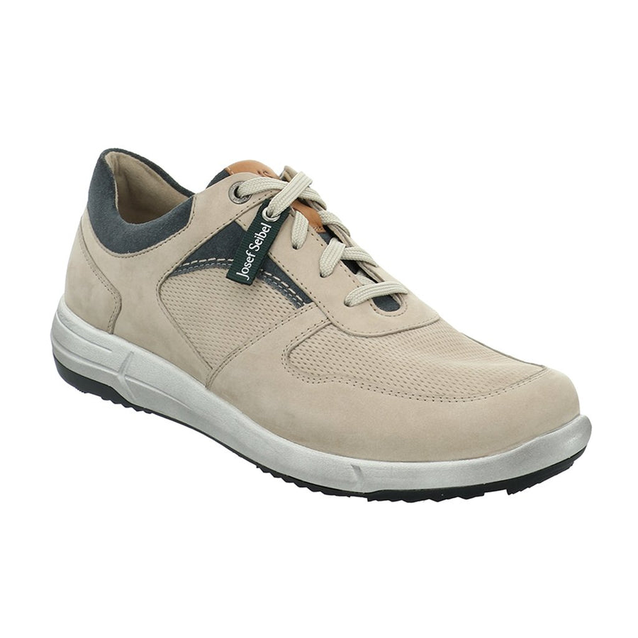Josef Seibel Mens Enrico 01 Beige Trainer Style Shoes 25301-21-202