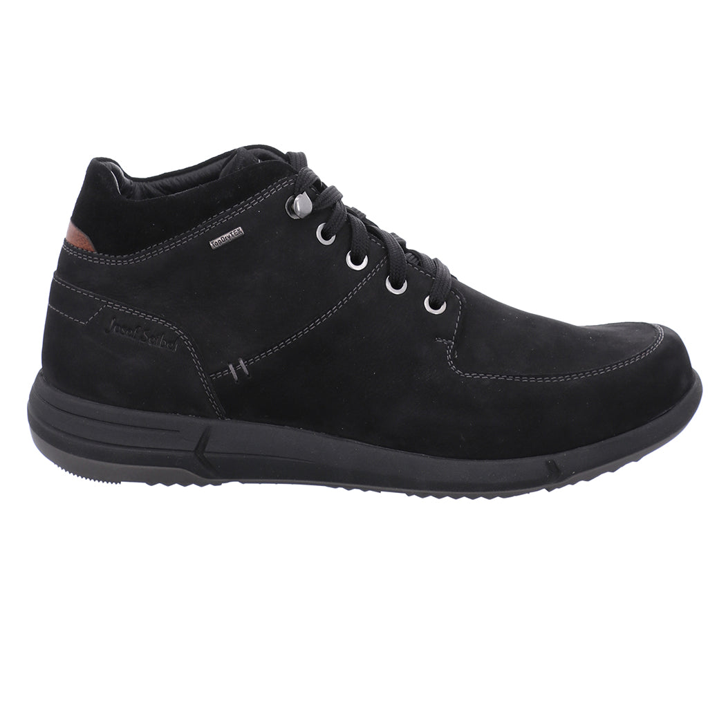 Josef Seibel Mens Enrico 52 Black Waterproof Boots 25352 Ma21