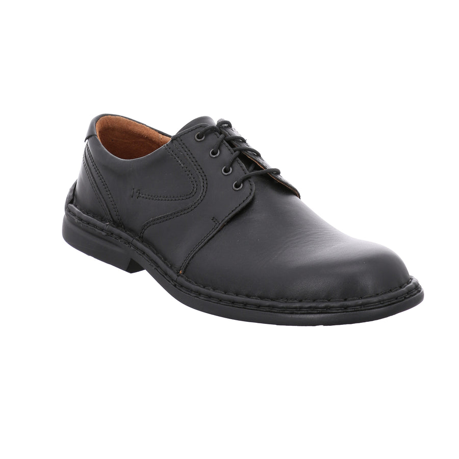 Josef Seibel Walt Mens Black Derby Style Shoe 27204 23 600