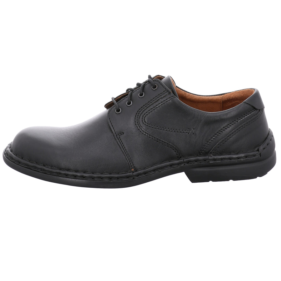 Josef Seibel Mens Walt Derby Style Shoes Black 27204 43 600