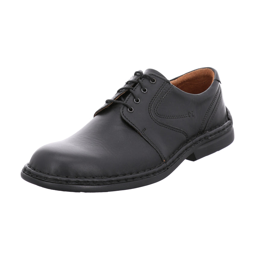 Josef Seibel Walt Mens Black Derby Style Shoe 27204 23 600