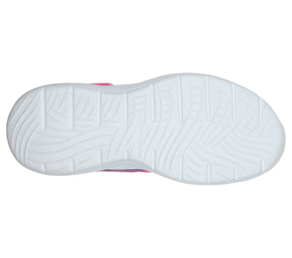 Skechers Kids Dyna-Lite Shimmer Streaks Pink Girls Trainers 302456