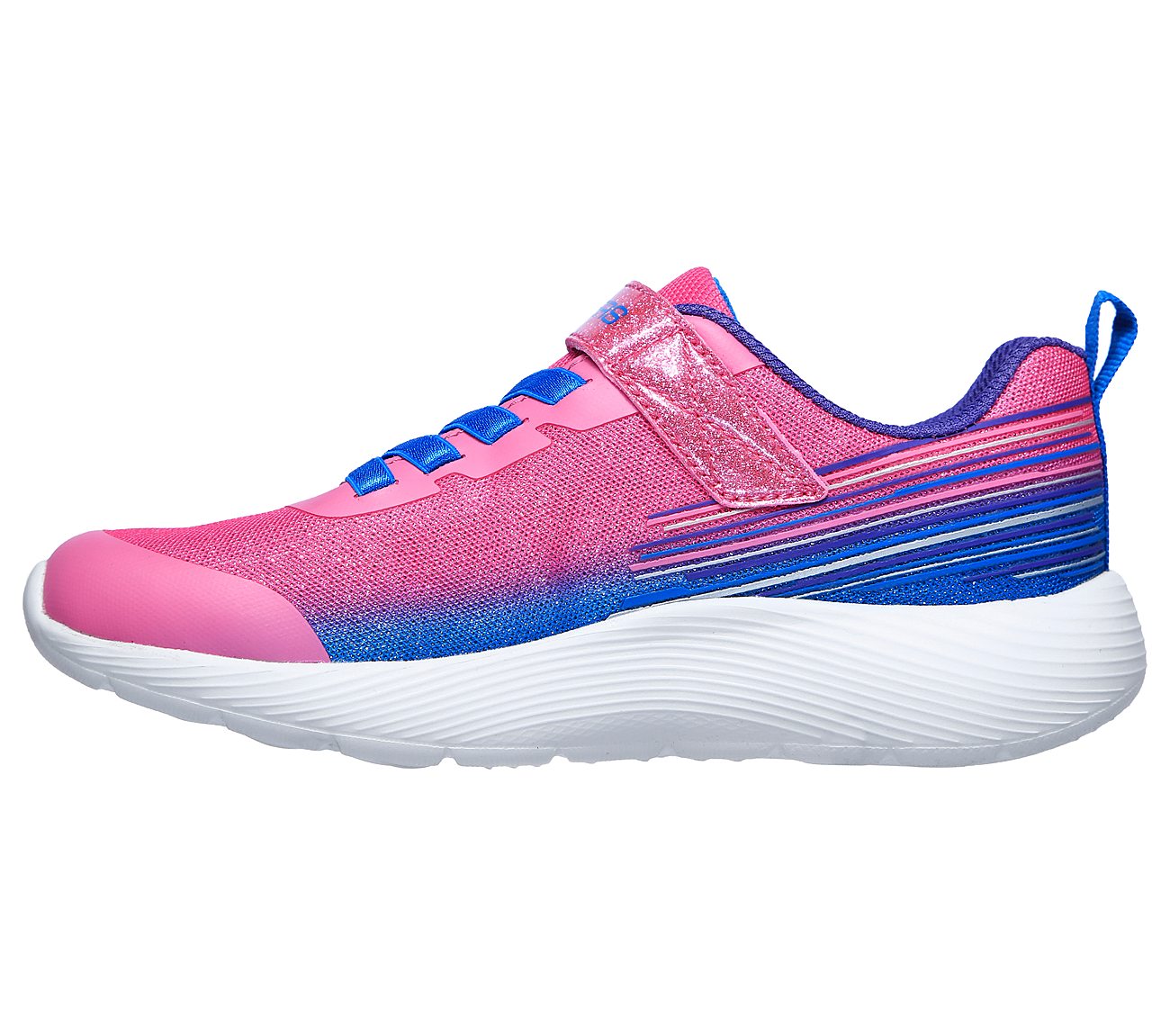 Skechers Kids Dyna-Lite Shimmer Streaks Pink Girls Trainers 302456