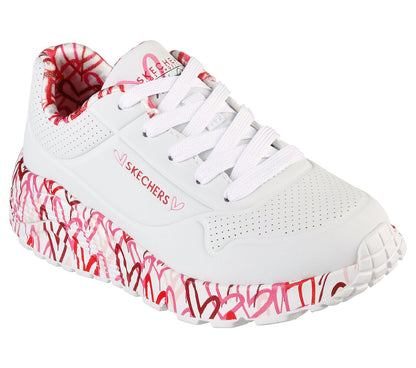Skechers Kids 314976L Uno Lite-Lovely Luv WRPK