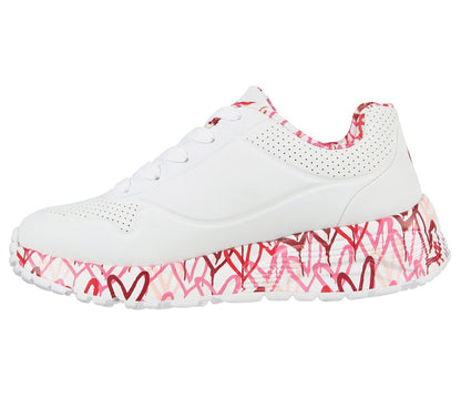 Skechers Kids 314976L Uno Lite-Lovely Luv WRPK