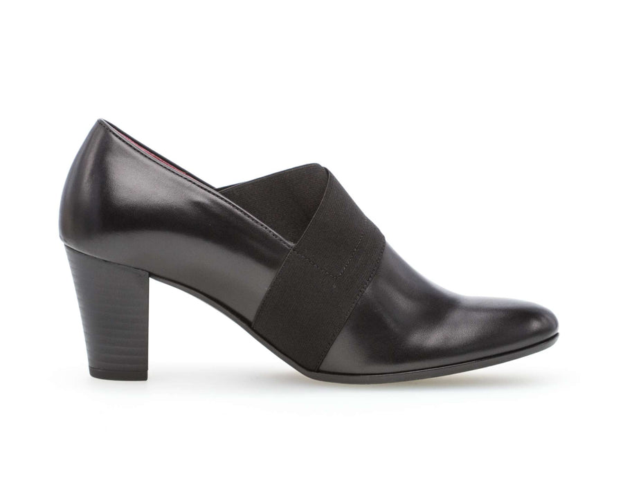 Gabor Ladies Black Leather Heels 32.165.57