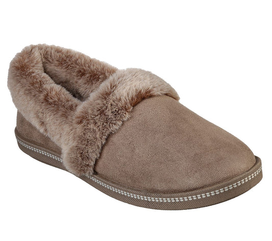 Skechers Ladies Cali Cozy Campfire Team Toasty Beige Slippers  32777