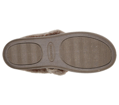 Skechers Ladies Cali Cozy Campfire Team Toasty Beige Slippers  32777