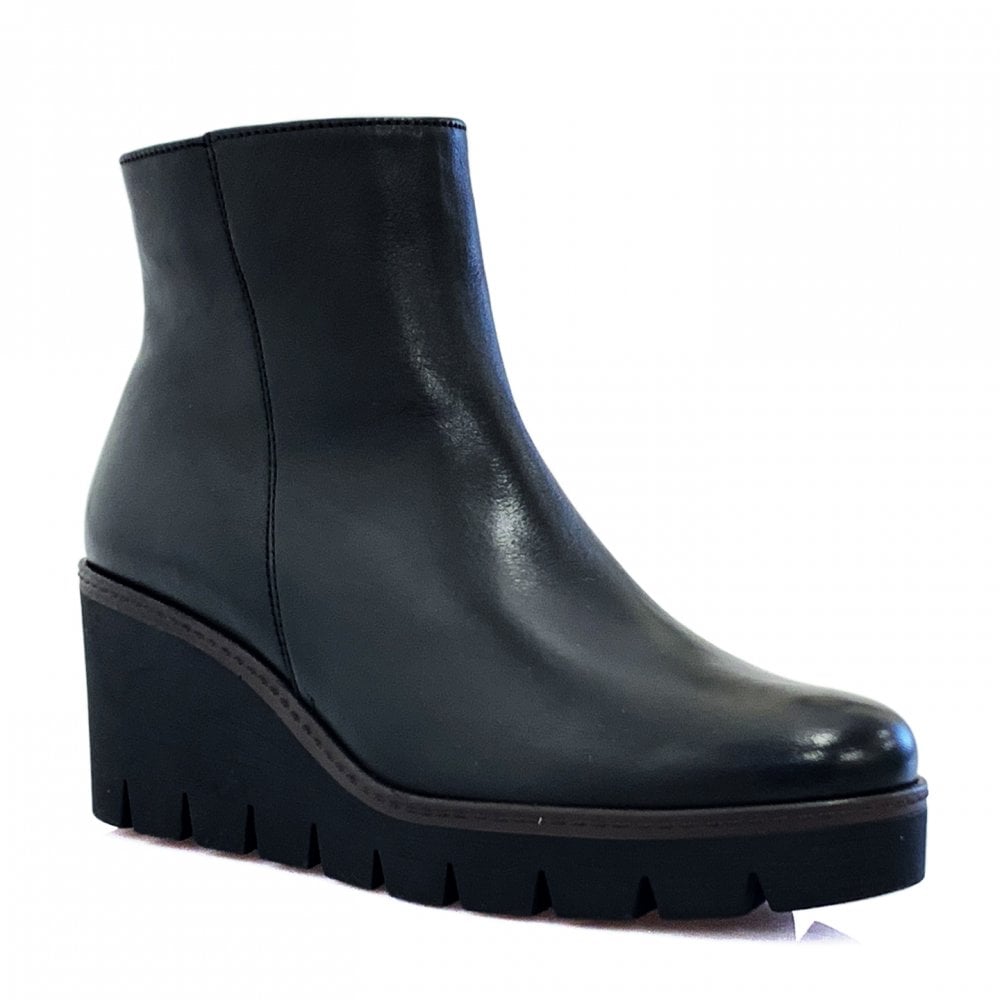 Gabor 74.780.27 Wedge Boot Black