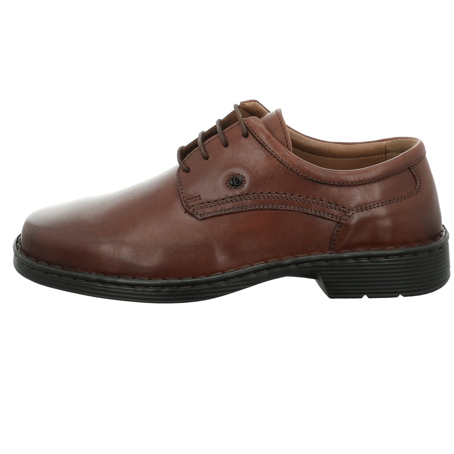 Josef Seibel Mens 38200 14 370 Talcott Brown Leather Shoes