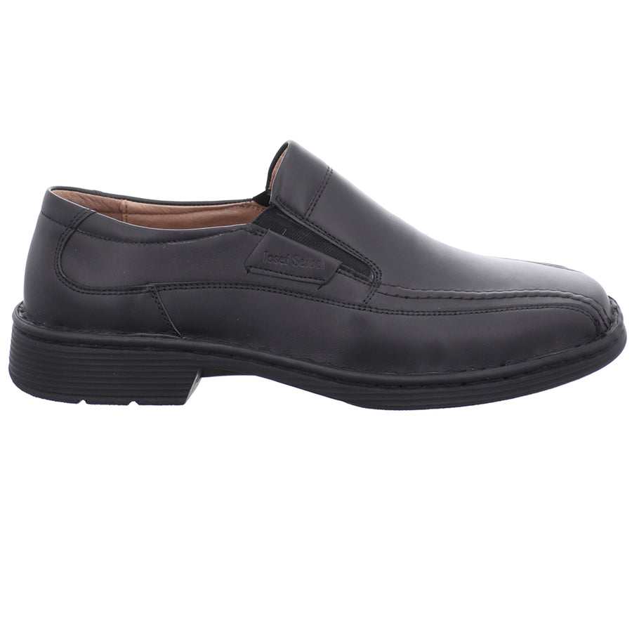 Josef Seibel Mens Bradford 07 Black Leather Shoes 38288 23 600
