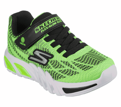 Skechers Boys 400137L Flex Glow Elite LMBK