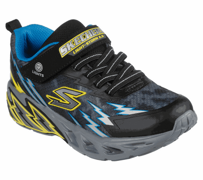 Skechers Kids 400150L Light Storm Purple Black/Blue Trainers