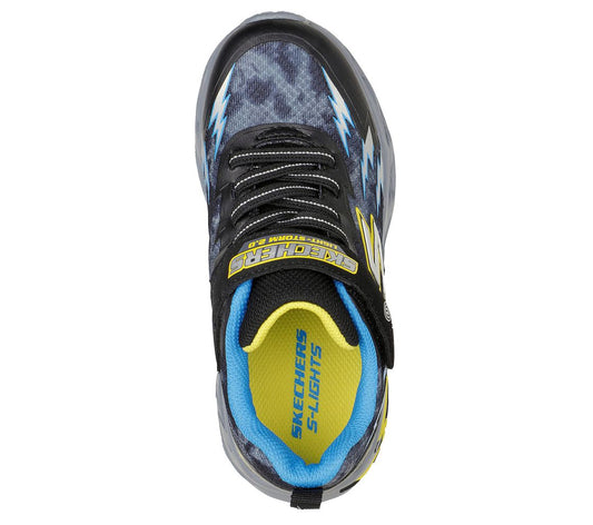 Skechers Kids 400150L Light Storm Purple Black/Blue Trainers