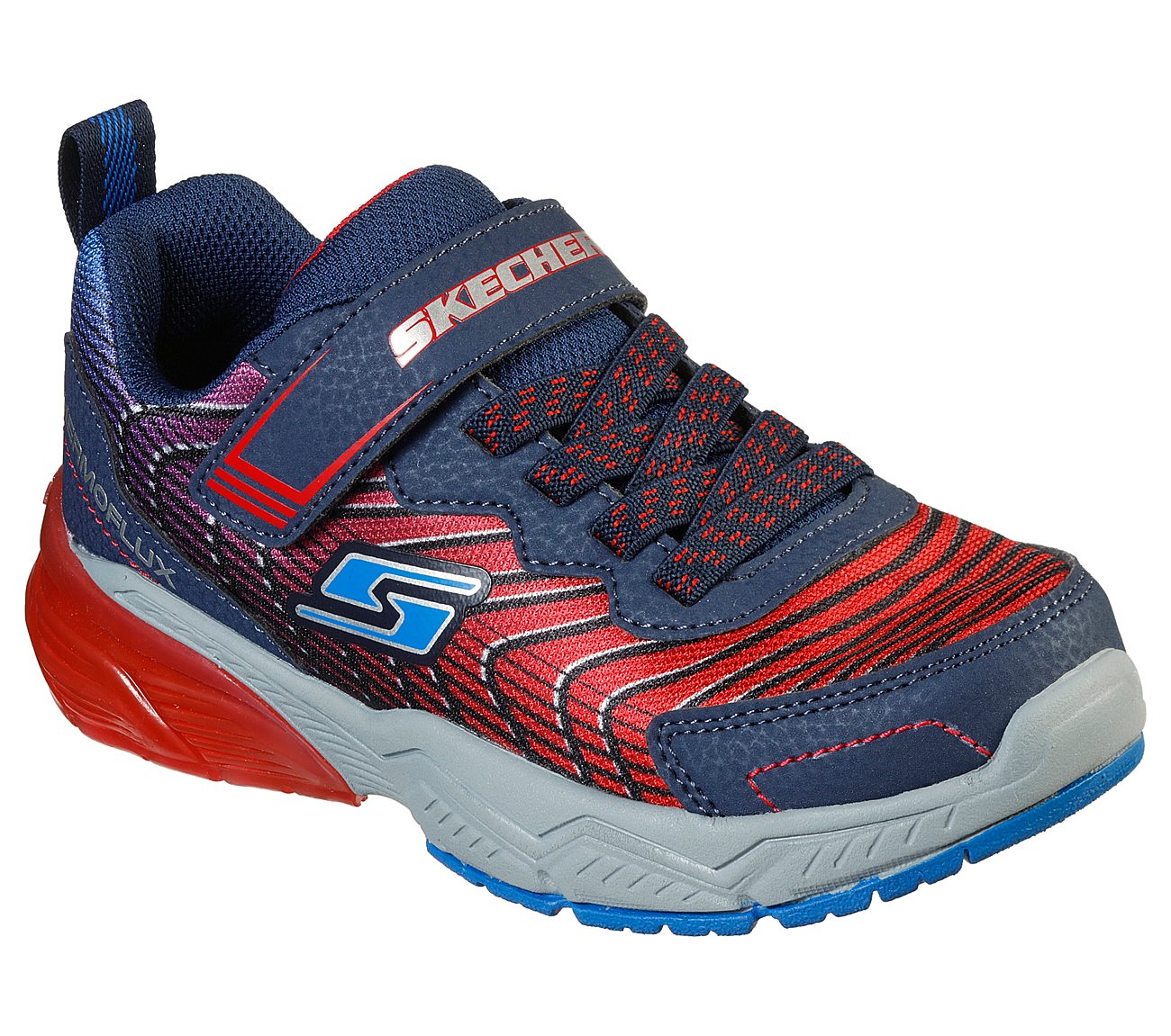 Skechers Kids Thermoflux 2.0 Magnoid Red & Blue Boys Trainers 403730
