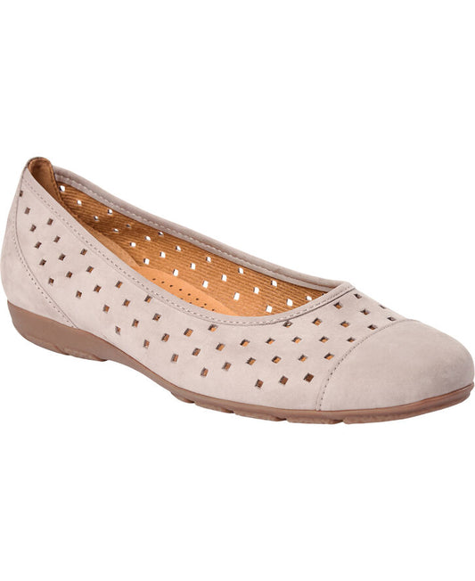 Gabor 24.169.12  Pump Ruffle Womens Punched Detail Casual Shoes