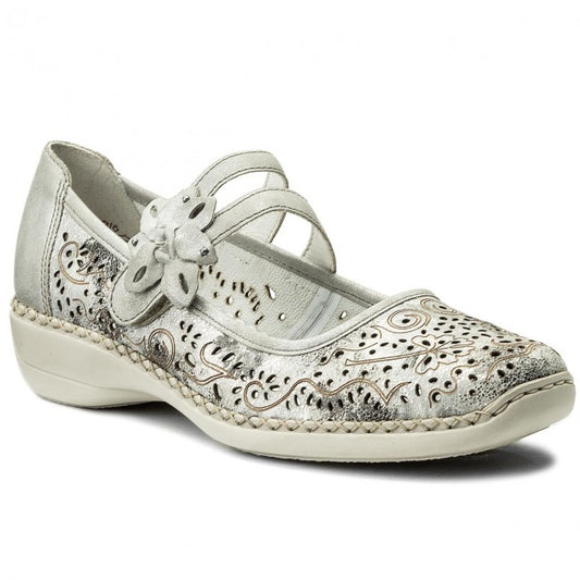 Rieker Ladies 41372-80 White Weiss