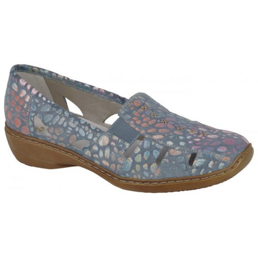 Rieker Ladies 41385-10 Light Blue