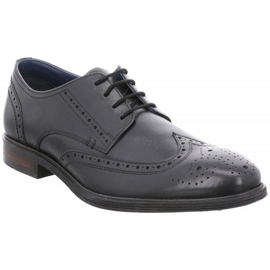 Josef Seibel Mens Jonathan 05 Black Brogue Shoes 42205 786 100