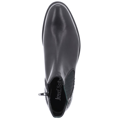 Josef Seibel Mens Jonathan 19 Mens Black Chelsea Leather Boots 42219 786 100