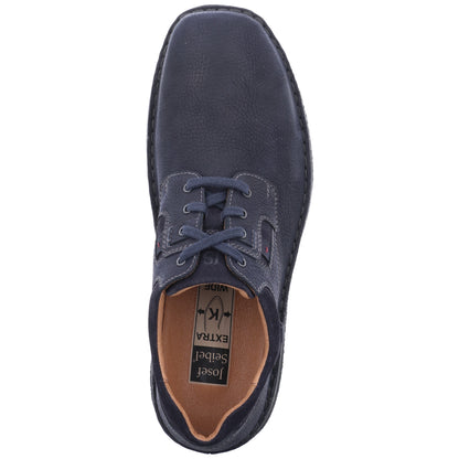 Josef Seibel Mens Anvers 36 Blue Shoes 43390 796 530