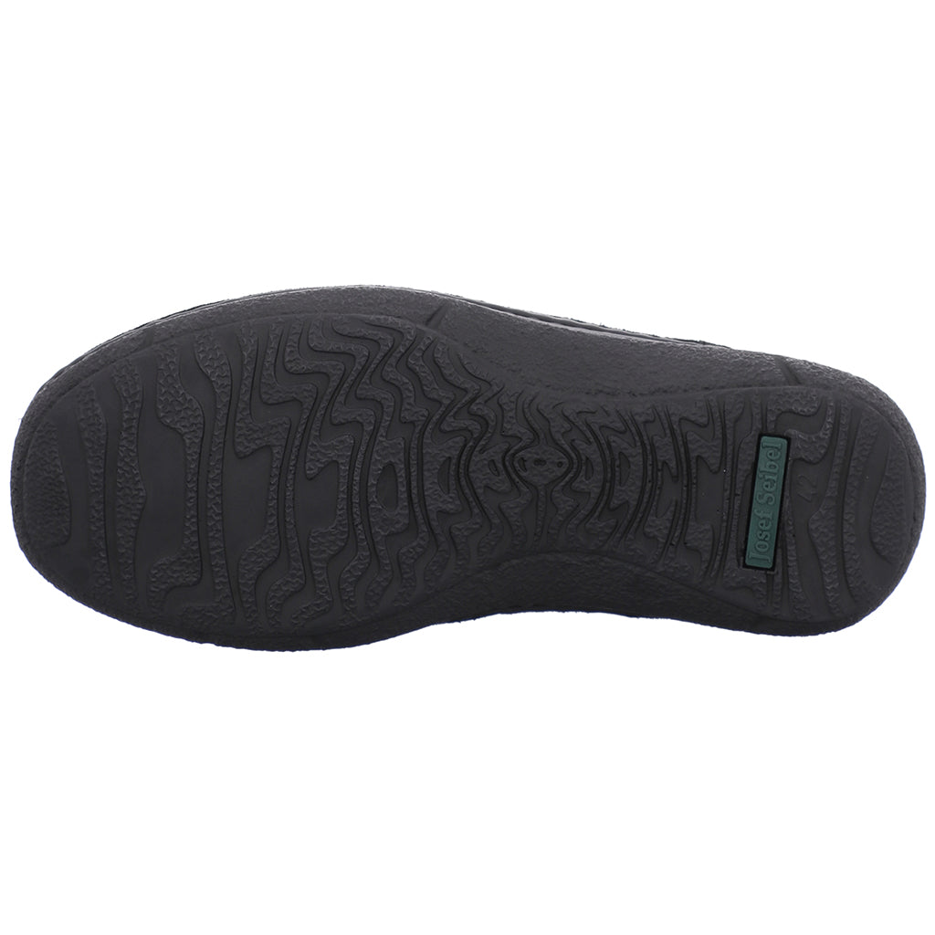 Josef Seibel Mens Anvers 62 Black Wide Fit Shoes 43662 238 100