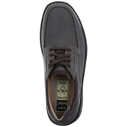 Josef Seibel Mens Anvers 62 Brown Leather Shoes 43662 238 330