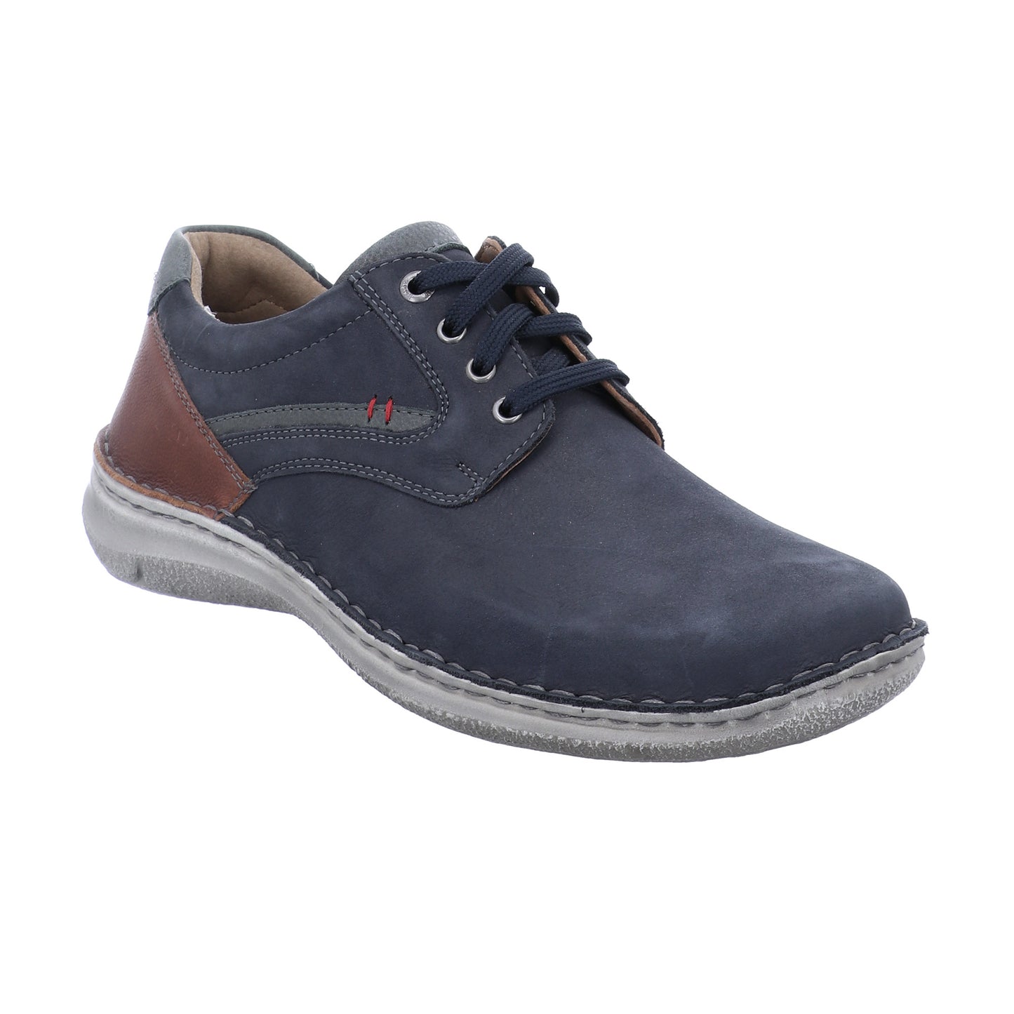 Josef Seibel Mens Anvers 68 Blue Trainer Style Shoes 43668 21 507