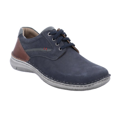 Josef Seibel Mens Anvers 68 Blue Trainer Style Shoes 43668 21 507