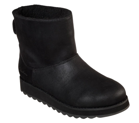 Skechers Ladies Keepsakes Black Ankle Boots 44939