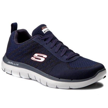 Skechers 52182/NVRD Flex Advantage 2.0 GOLDEN POINT Mens Navy / Red