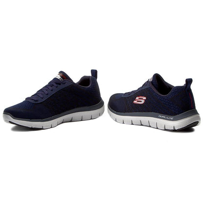 Skechers 52182/NVRD Flex Advantage 2.0 GOLDEN POINT Mens Navy / Red