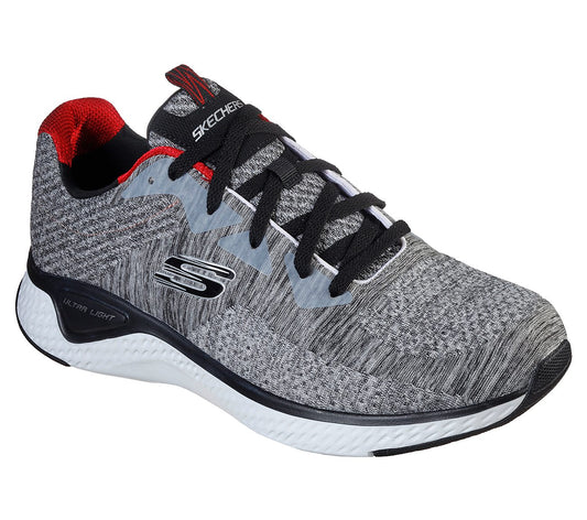 Skechers Mens Solar Fuse Kryzik Grey Sporty Trainers 52758