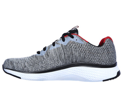 Skechers Mens Solar Fuse Kryzik Grey Sporty Trainers 52758