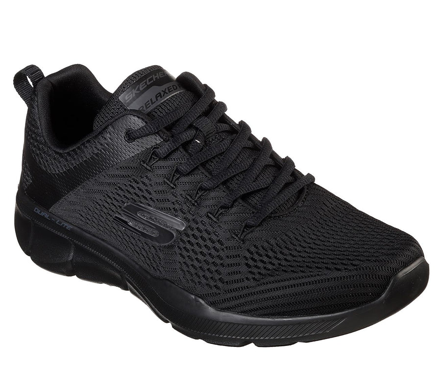 Skechers Mens Relaxed Fit- Equalizer 3.0 Black Trainers 52927