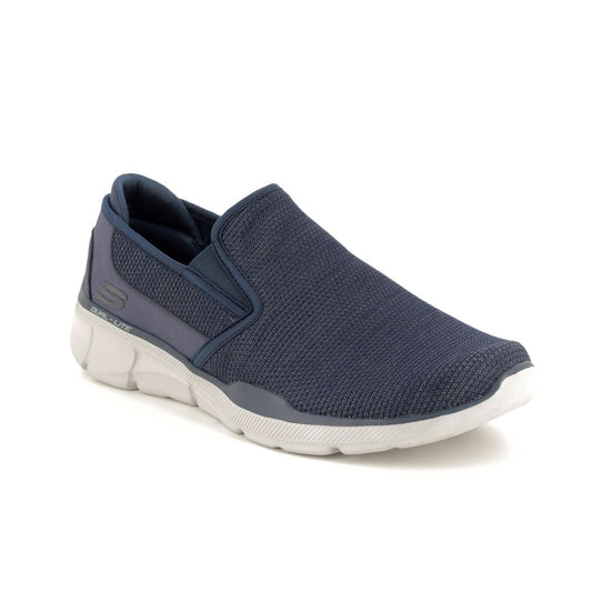 Skechers Mens Equalizer 3.0 Sumnin Navy Blue Slip On Trainers 52937