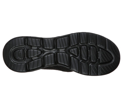 Skechers Mens GOwalk 5 Apprize Black Slip On Trainers 55510
