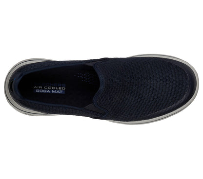 Skechers Mens GOwalk 5 Apprize Navy Blue Slip On Trainers 55510